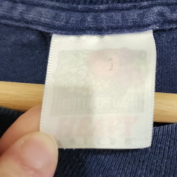 Vintage Yosemite Hike Embroidered Crewneck Shirt Navy Blue Size X-Large - Picture 8 of 10